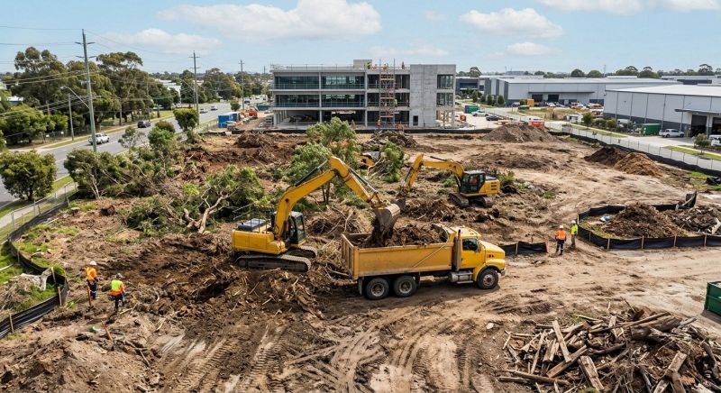 Commercial Site Clearing in Gwinnett County, GA