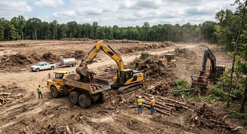 Commercial Land Clearing in Gwinnett County, GA